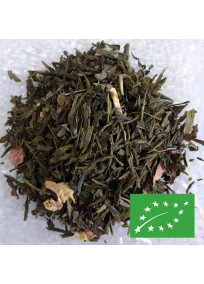 Thé vert à la rose Biologique par Greender's Tea